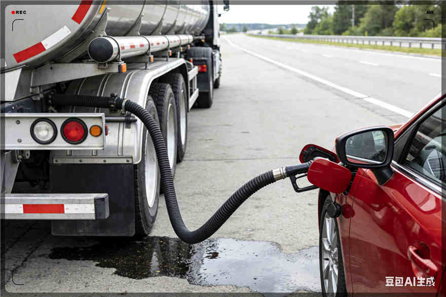 白碱滩区汽车救援送水案例